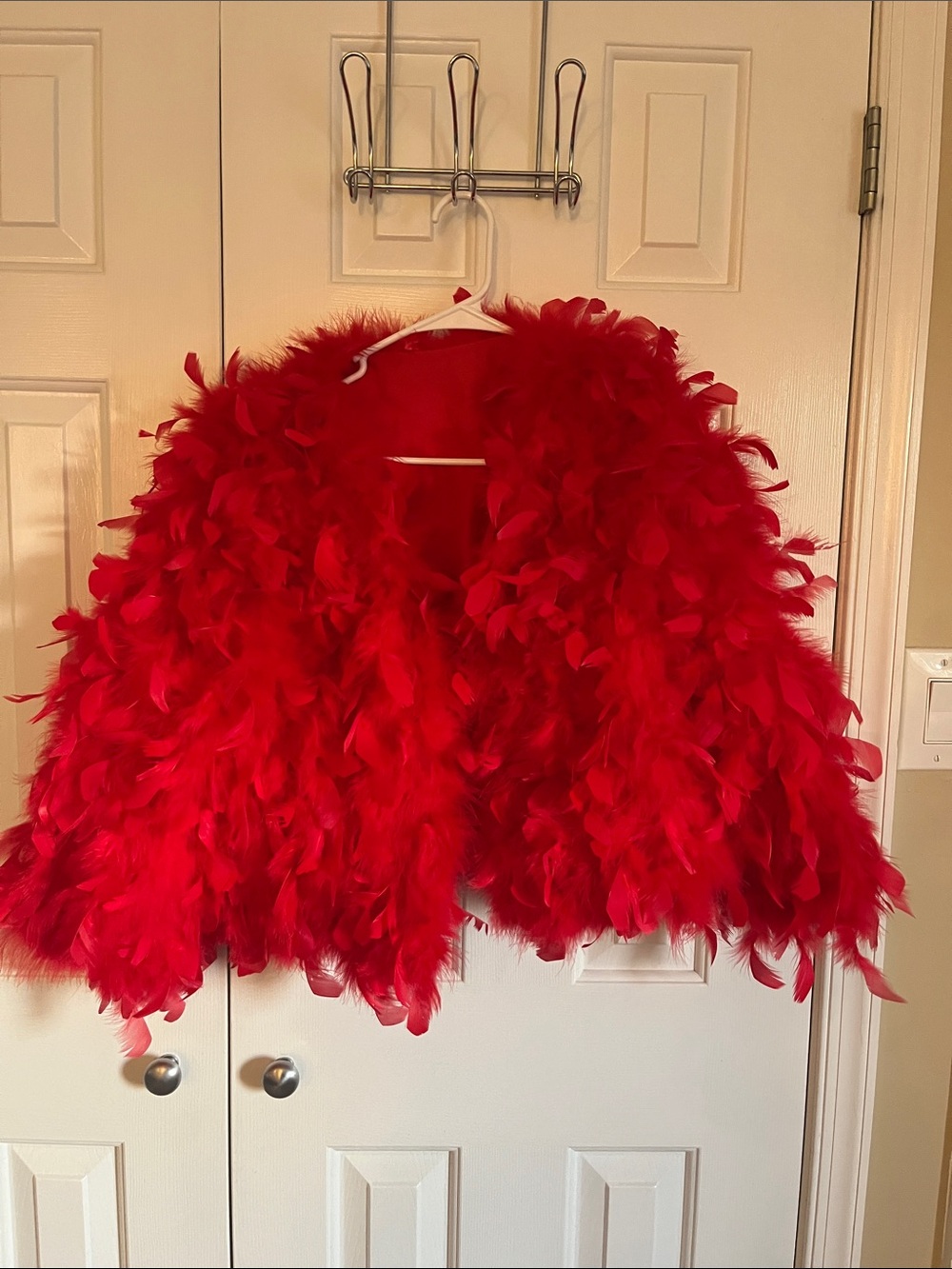 Red Feather Bolero Jacket
